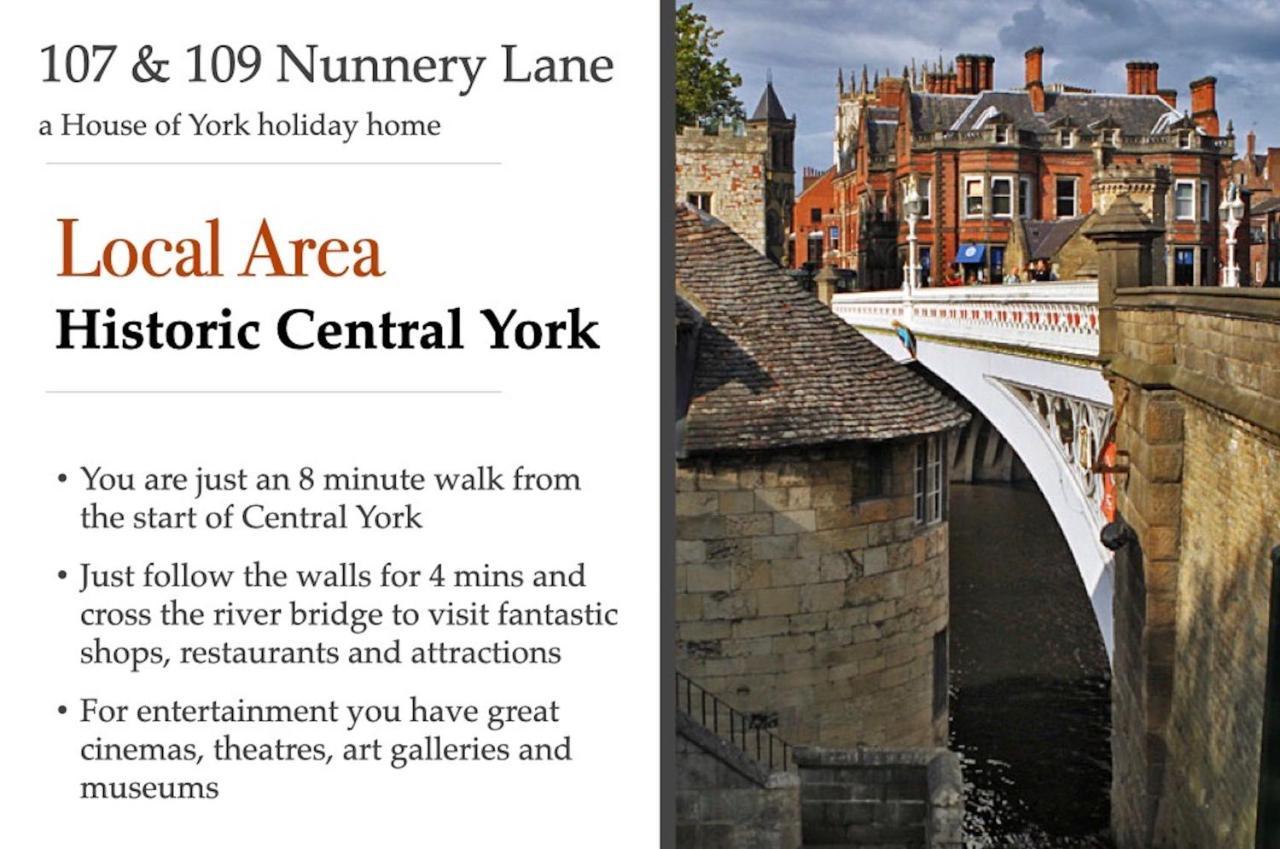 Villa 107 And 109 Nunnery Lane York Esterno foto